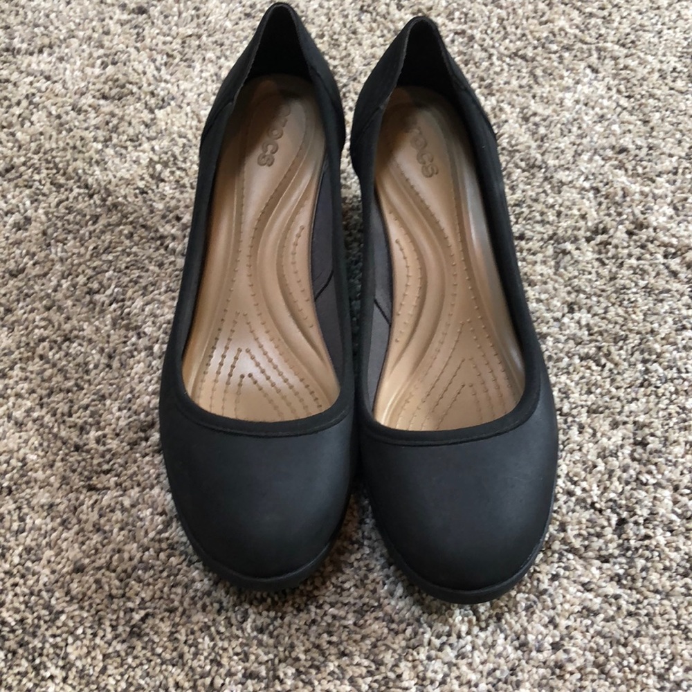 Crocs dress heels.  Size 8.5